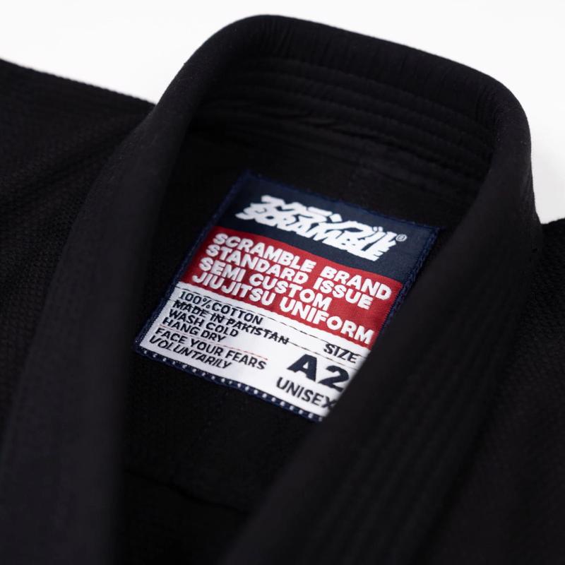 Scramble standard issue bjj gi–black